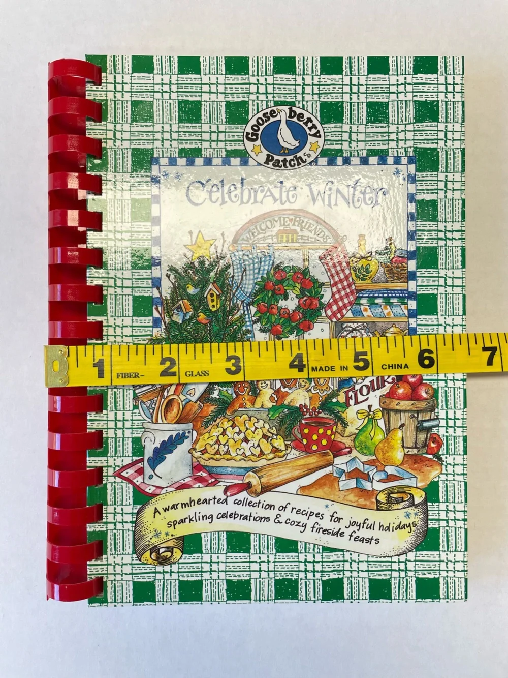 Gooseberry Patch Celebrate Winter Cookbook Fireside Feasts Cottagecore Gingham